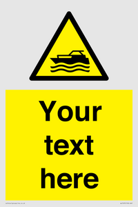 Custom Warning motorised watercraft